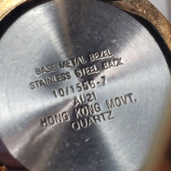 Vintage Gold Tone Anne Klein 2 Women's Cuff Watch 10/1556-7 Unstested - Picture 4 of 5